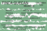 哥倫比亞 安蒂奧基亞省 Quecan莊園 Colombia Finca Quecan Melon Fun［酵母水洗］200G