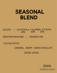 Seasonal Blend -Espresso Roast- 200G